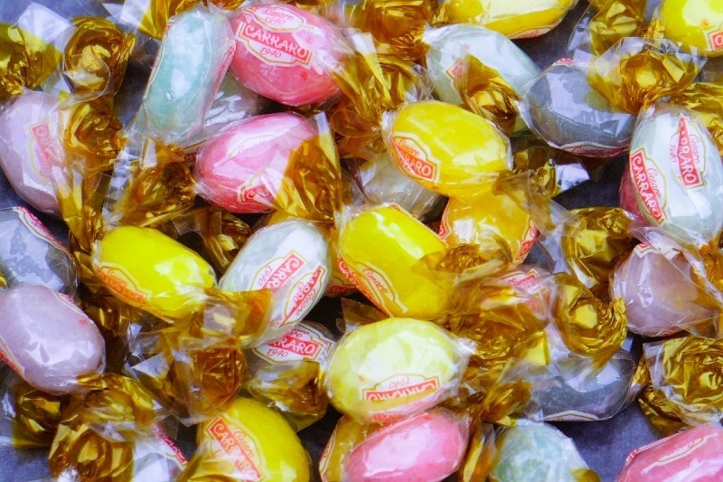 a bunch of candies