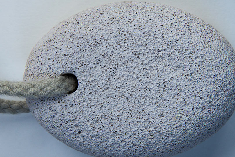a gray pumice stone