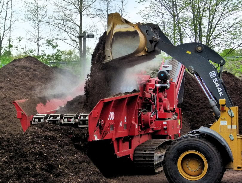 compost grinder hauler