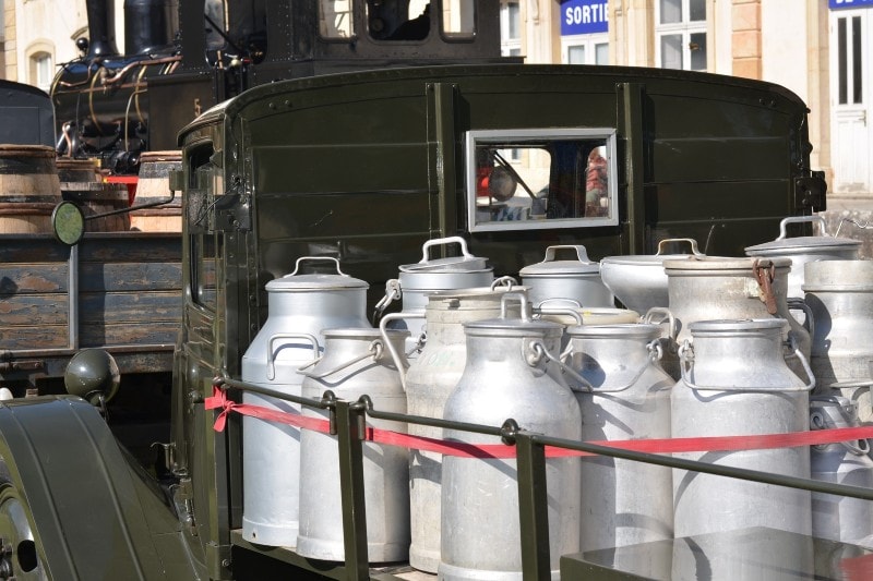 dairy milk truck