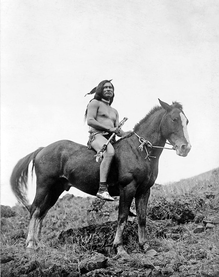 warrior with horse