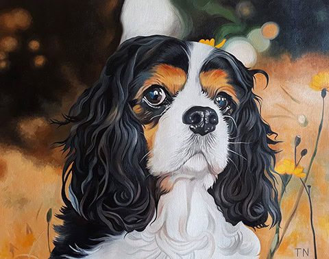 portrait of a dog