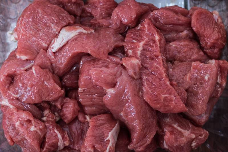 raw beef meat