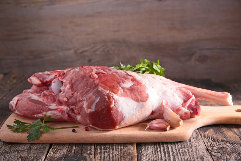 raw lamb legs
