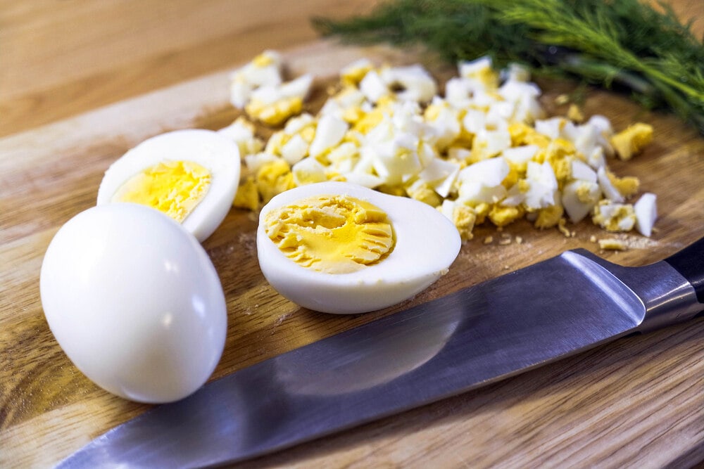 Hard boiled egg