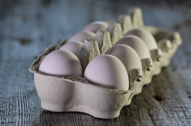 store-bought white eggs