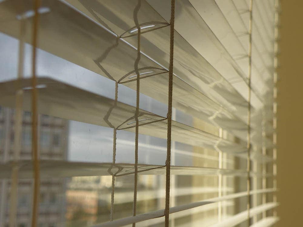 window blinds close up