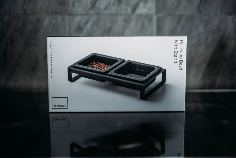 yamazaki pet food bowl box