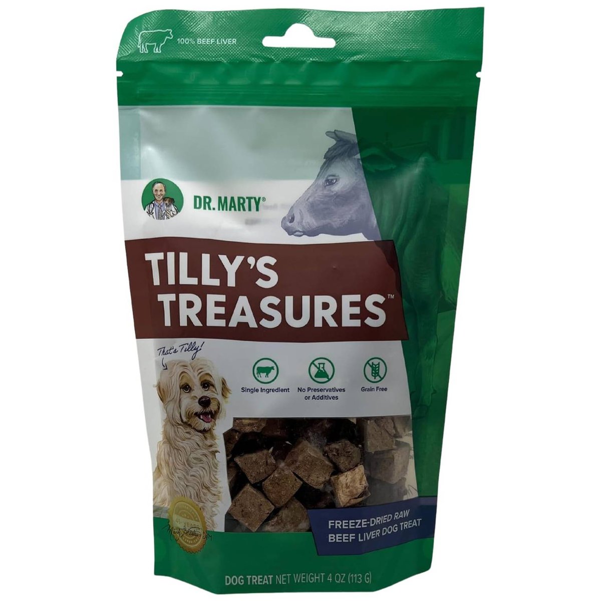 Dr. Marty Tilly's Treasures Beef Liver Dog Treat