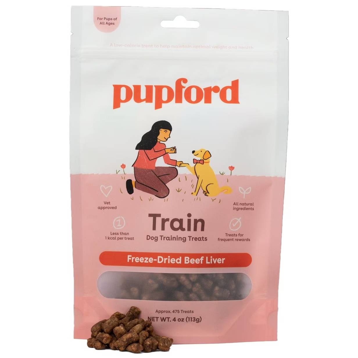 Pupford Beef Liver Training Freeze-Dried Dog Treats