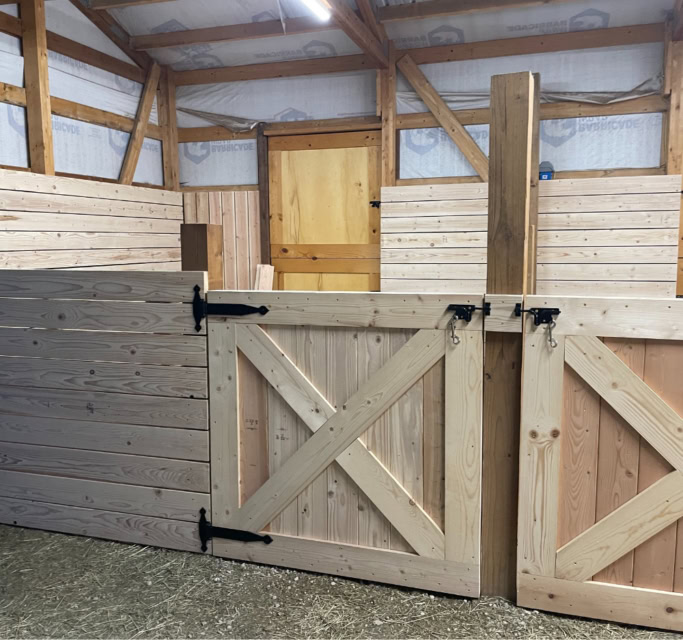 DIY Horse Stalls