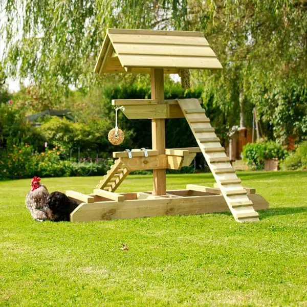 DIY Tiered Chicken Roost