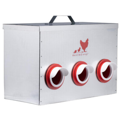 RentACoop Metal Poultry Feeder