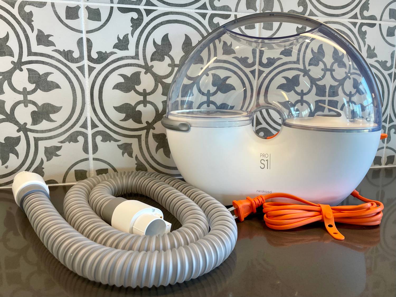 Neakasa S1 Pro Pet Grooming Vacuum Kit Review - close up of unused product